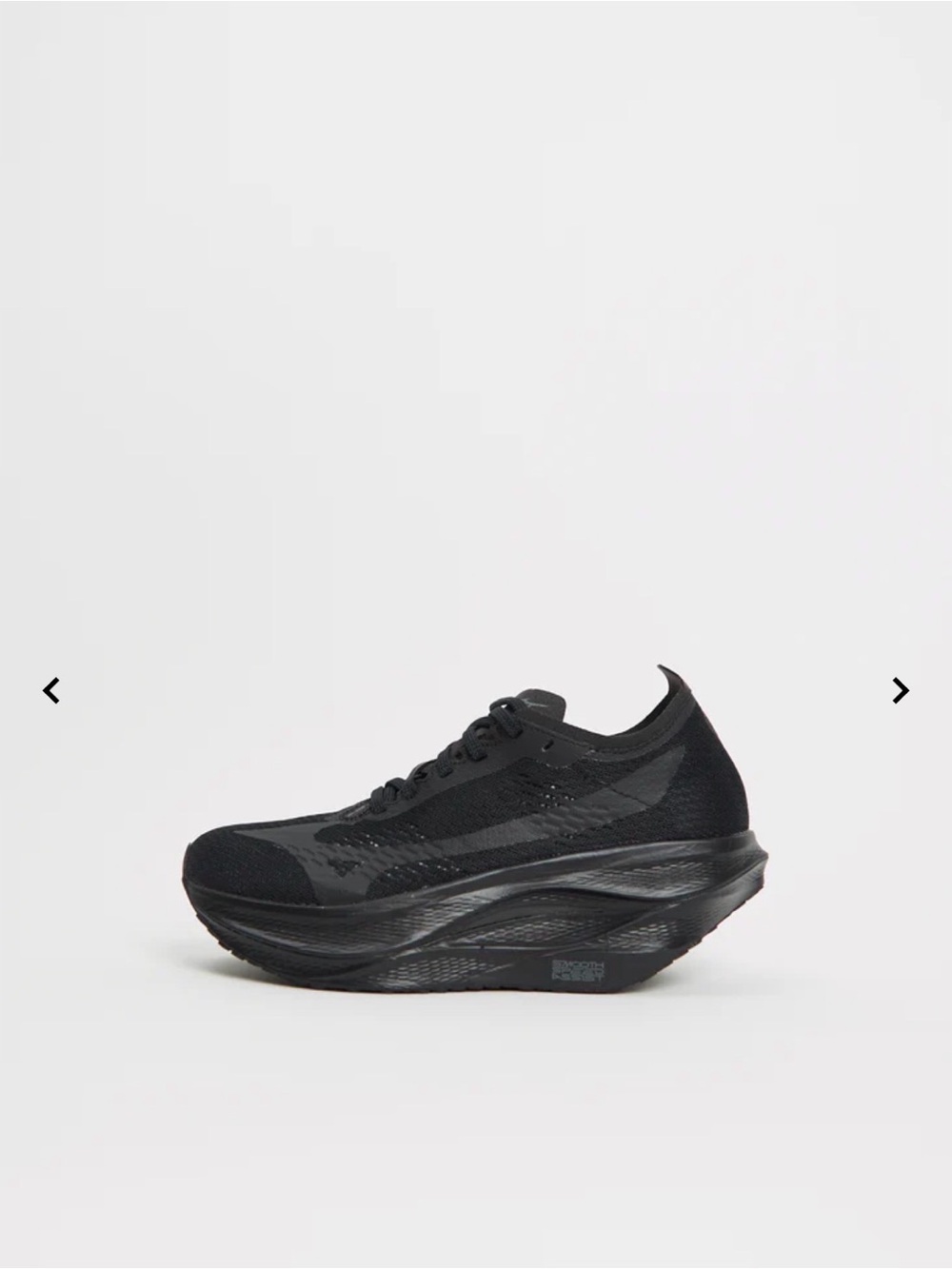 COMME DES GARÇONS
x Mizuno Wave Rebellion Pro 3 Sneaker — Black. Size 8